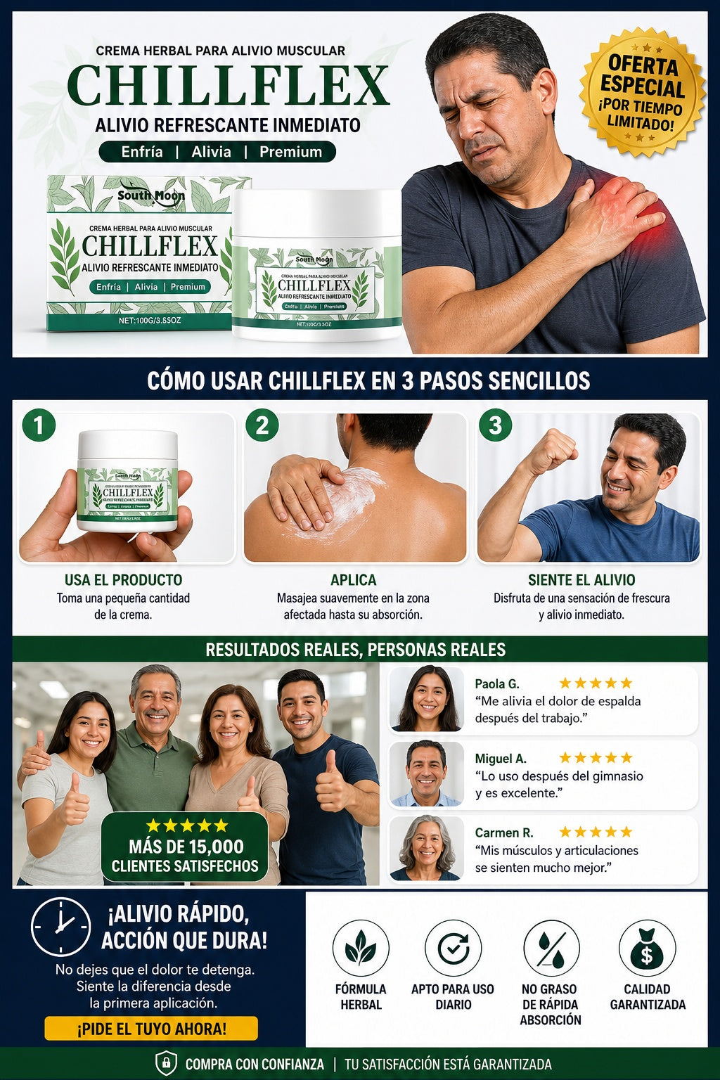 Crema Chillflex Alivia Musculos Viral - imagen 8