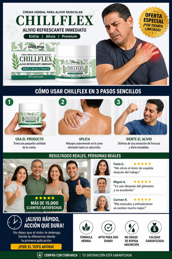 Crema Chillflex Alivia Musculos Viral - imagen 8