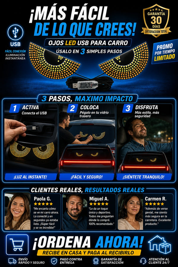 Ojos Led Usb para carro - imagen 8