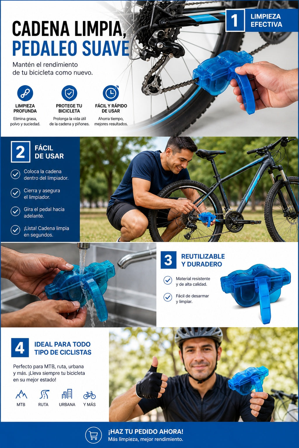 Limpiador De Cadena Bicicleta - imagen 8