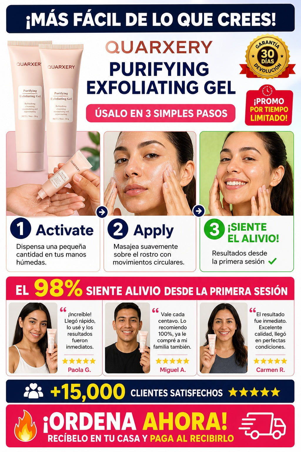 Gel Exfoliante Quarxery Purificante - imagen 8