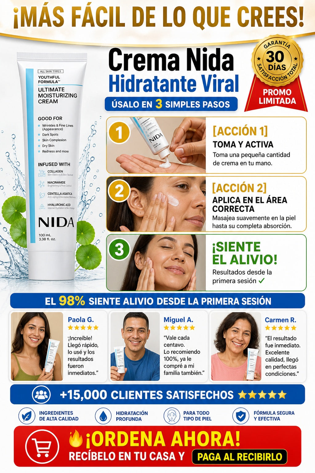 Crema Nida Hidratante Viral - imagen 8