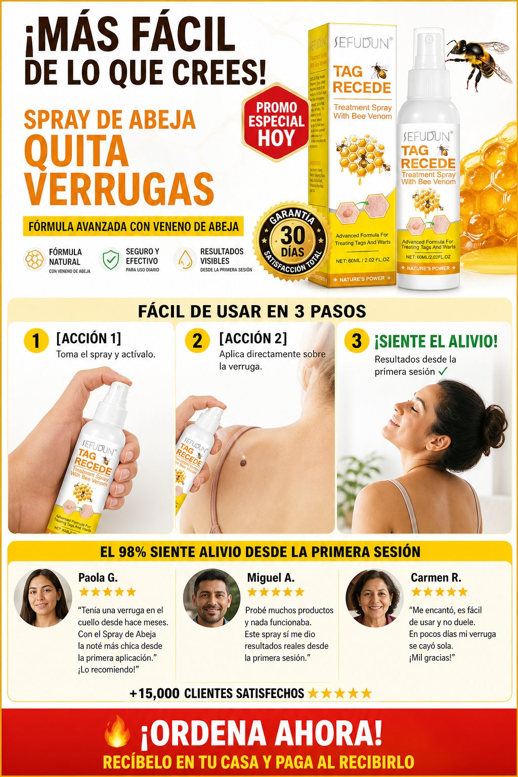 Spray De Abeja Quita Verrugas - imagen 8