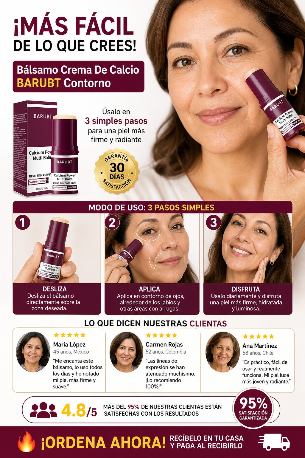 Balsamo Crema De Calcio Barubt Contorno - imagen 8