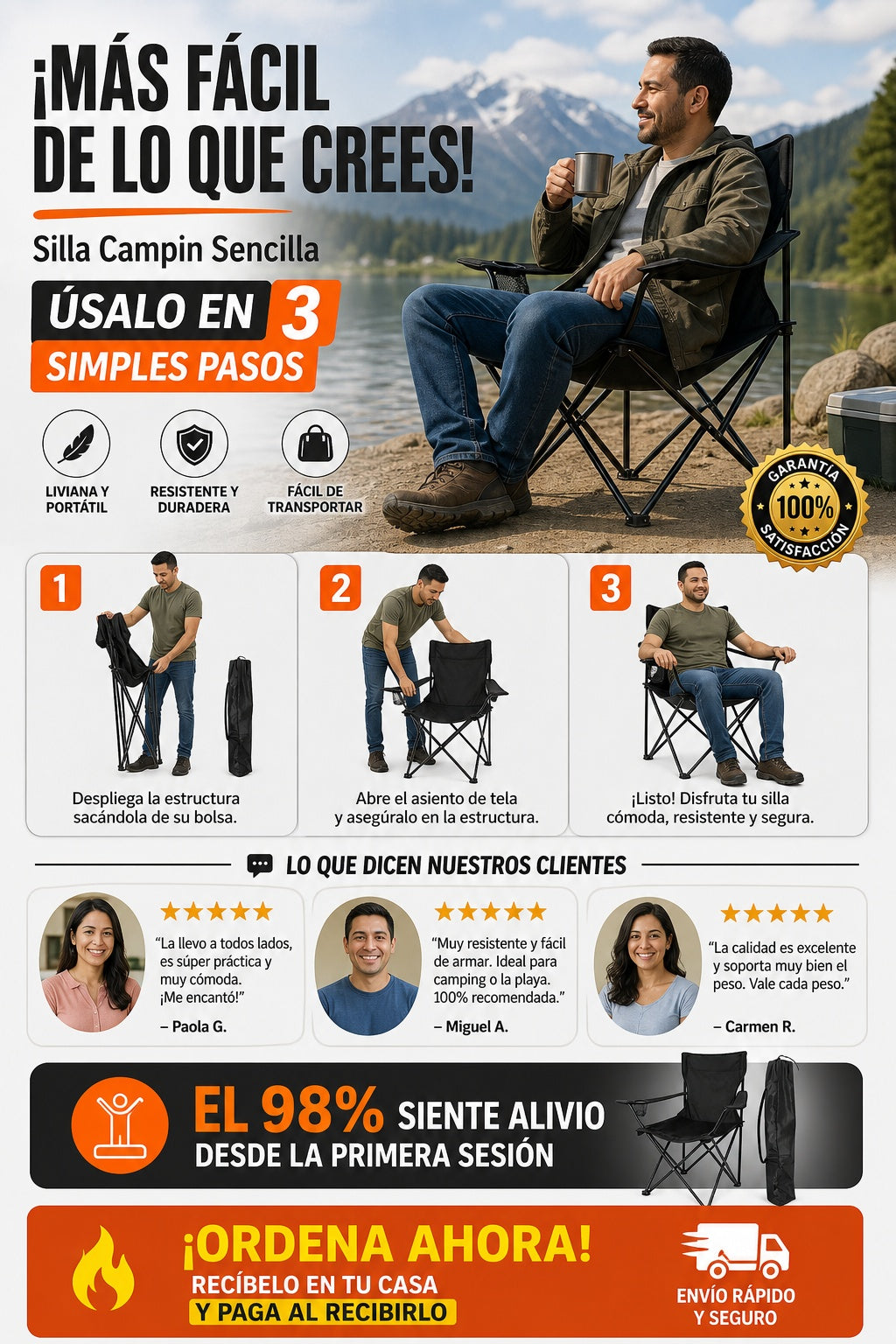 Silla Campin Sencilla - imagen 8