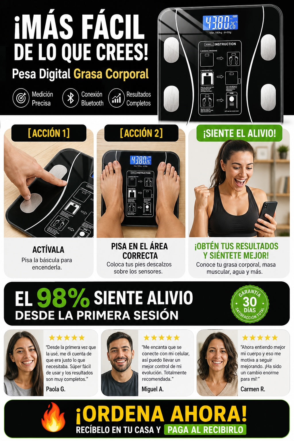 Pesa Digital Grasa Corporal - imagen 8