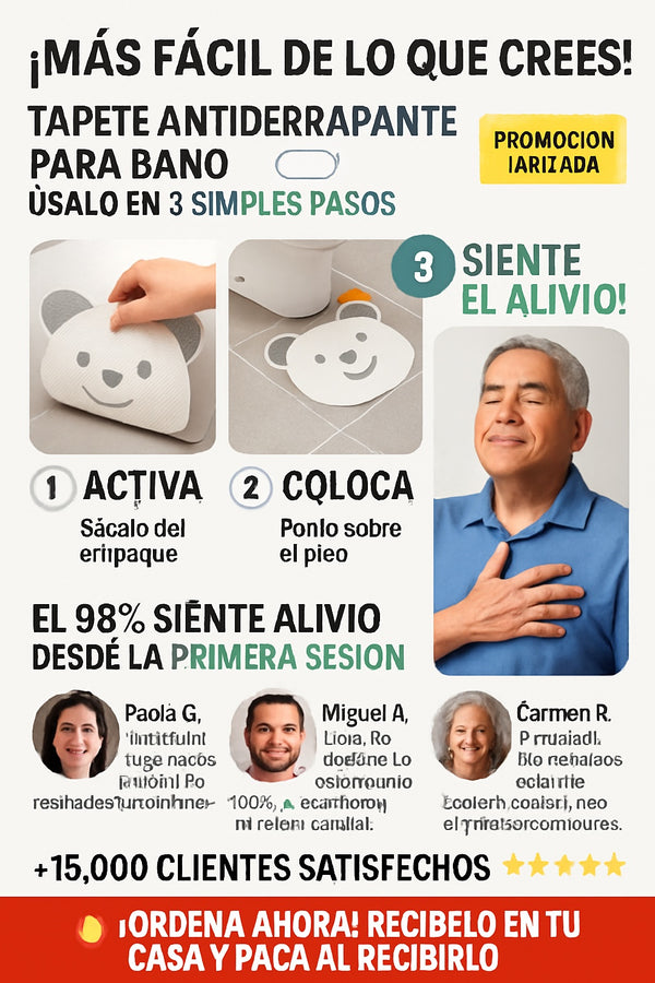 Tapete Antiderrapante Para Baño - imagen 8
