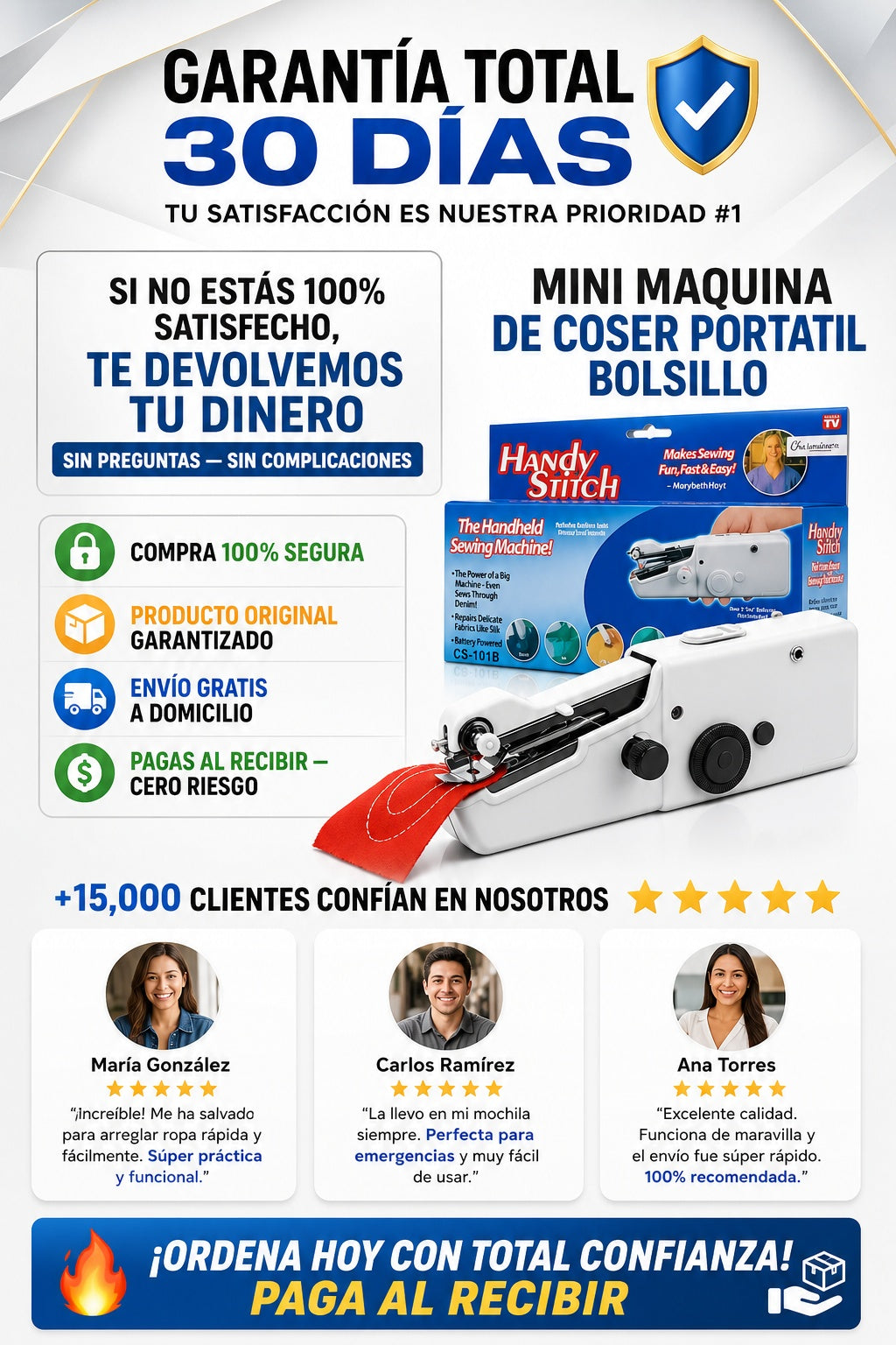 Mini Maquina De Coser Portatil Bolsillo - imagen 9