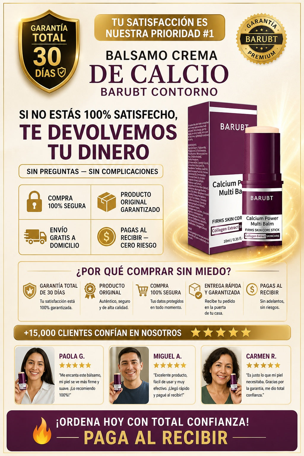 Balsamo Crema De Calcio Barubt Contorno - imagen 9