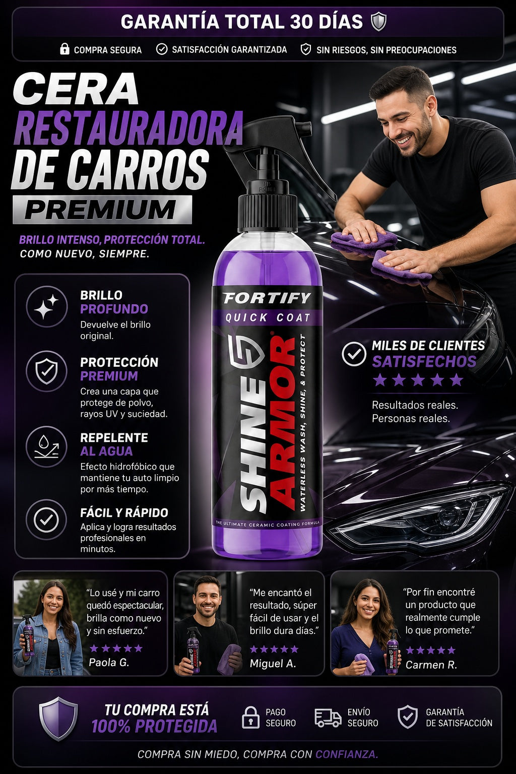 Cera Restauradora De Carros Premium - imagen 9