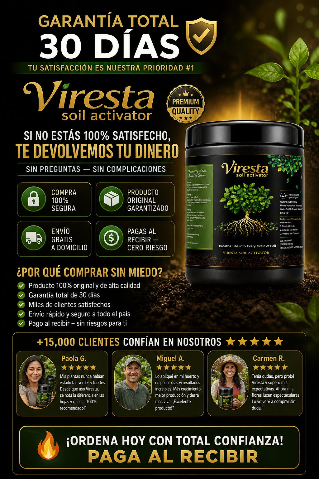 Viresta Soil Activator Mejora Suelo - imagen 9