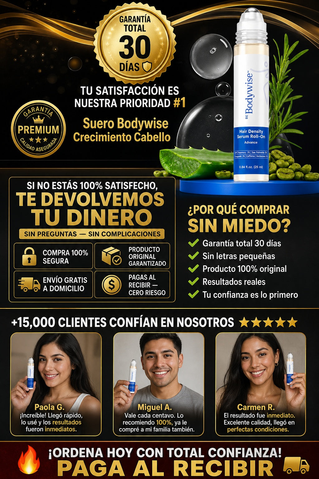 Suero Bodywise Crecimiento Cabello - imagen 9