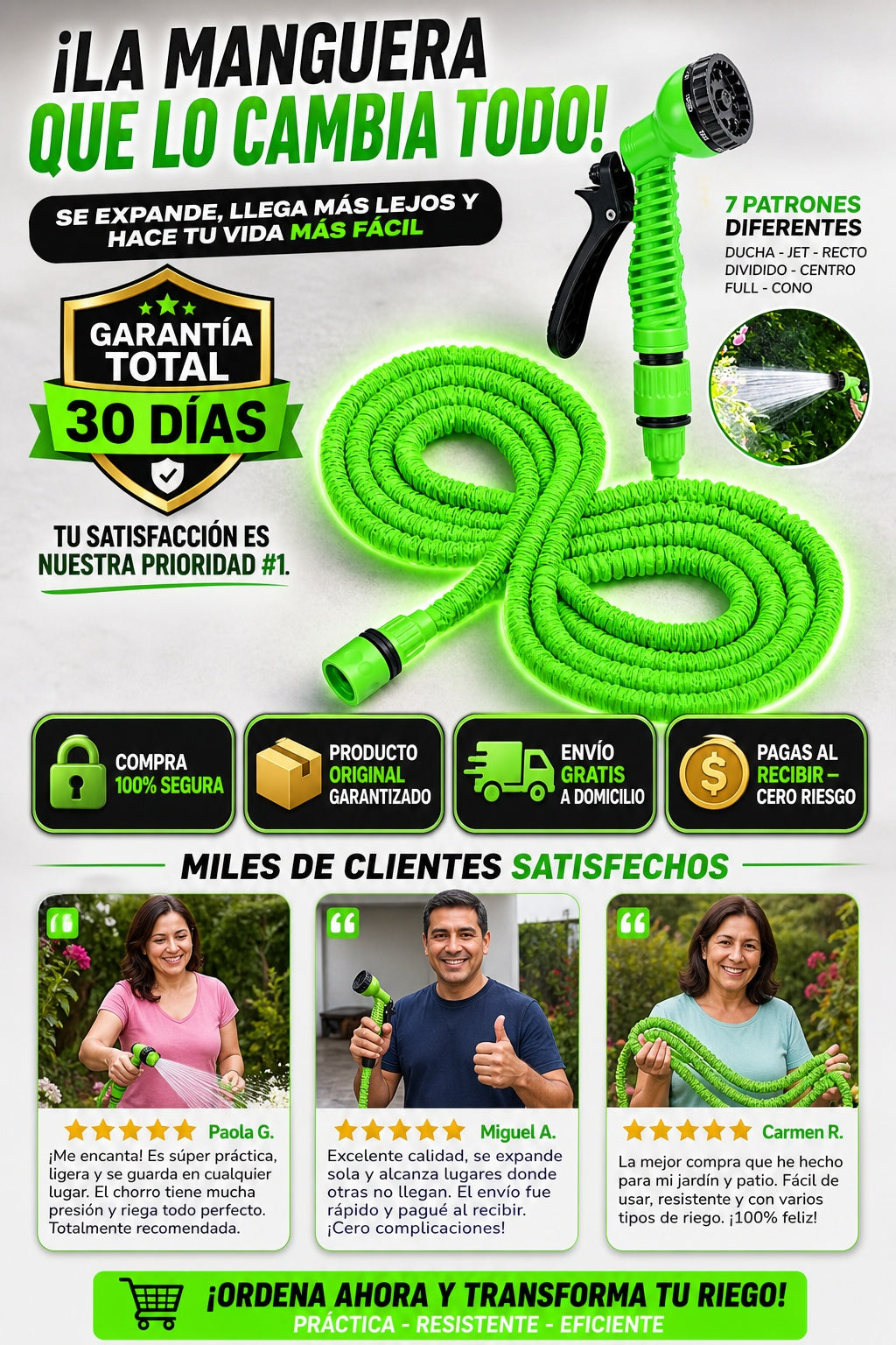 Manguera Expandible Portatil 15metros a 30 metros - imagen 9