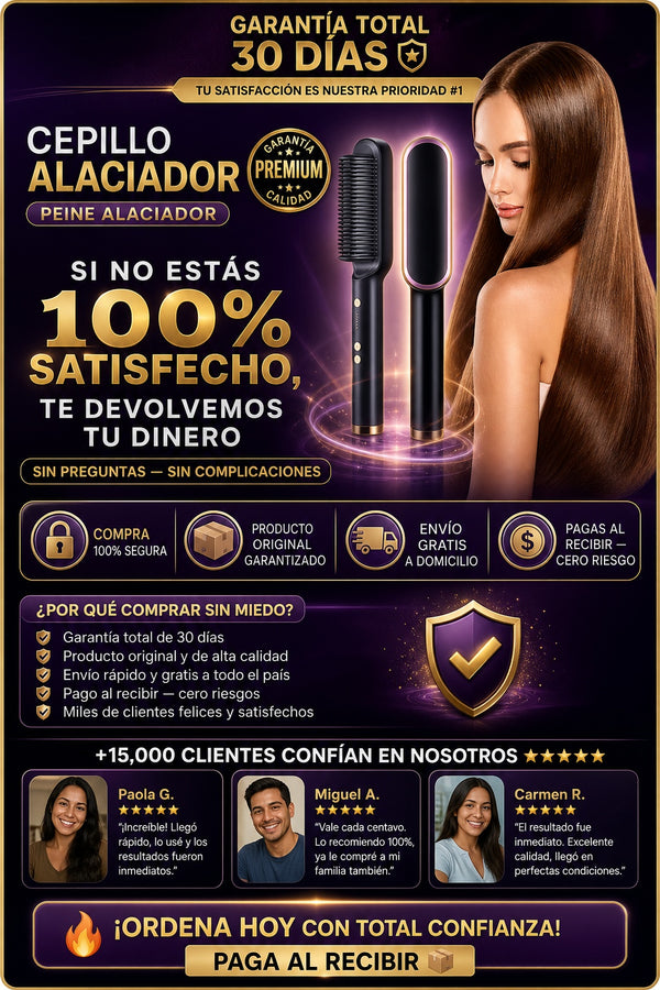 Cepillo Alaciador Peine Alaciador - imagen 9
