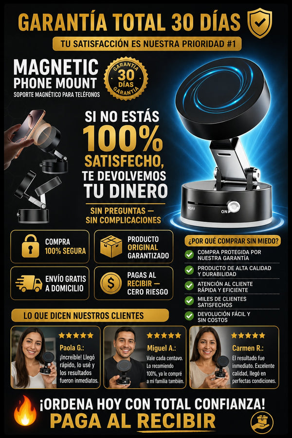 Soporte Magnetico Celular Al Vacio IDEAL PARA OFICINA, AUTO, ESCRITORIO, VIAJE DE NEGOCIOS ETC - imagen 9