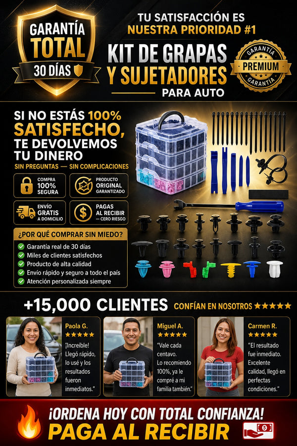 Kit De Grapas Y Sujetadores Para Auto - imagen 9