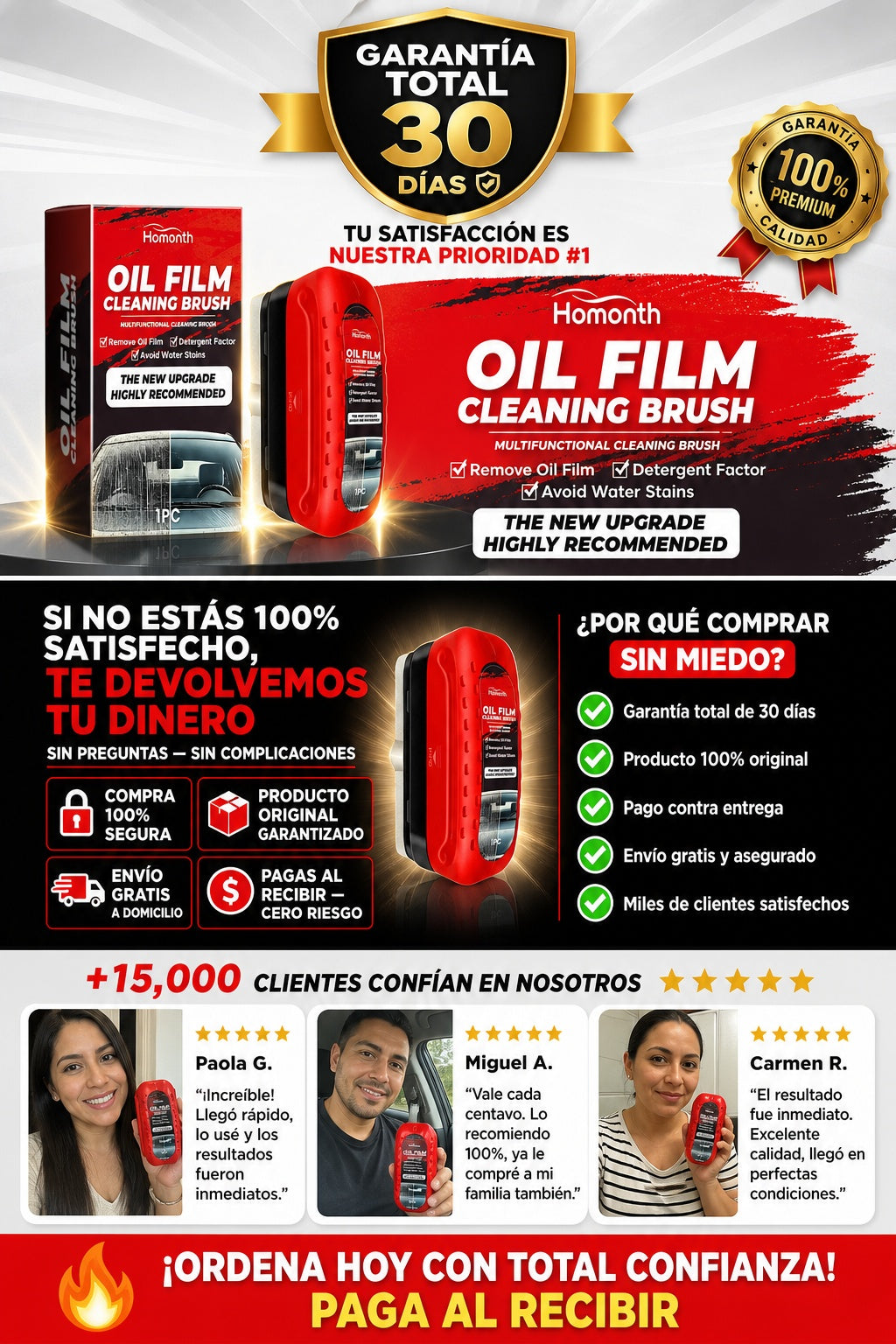 Limpiador De Aceite Pulidor Para Vidrio - imagen 9