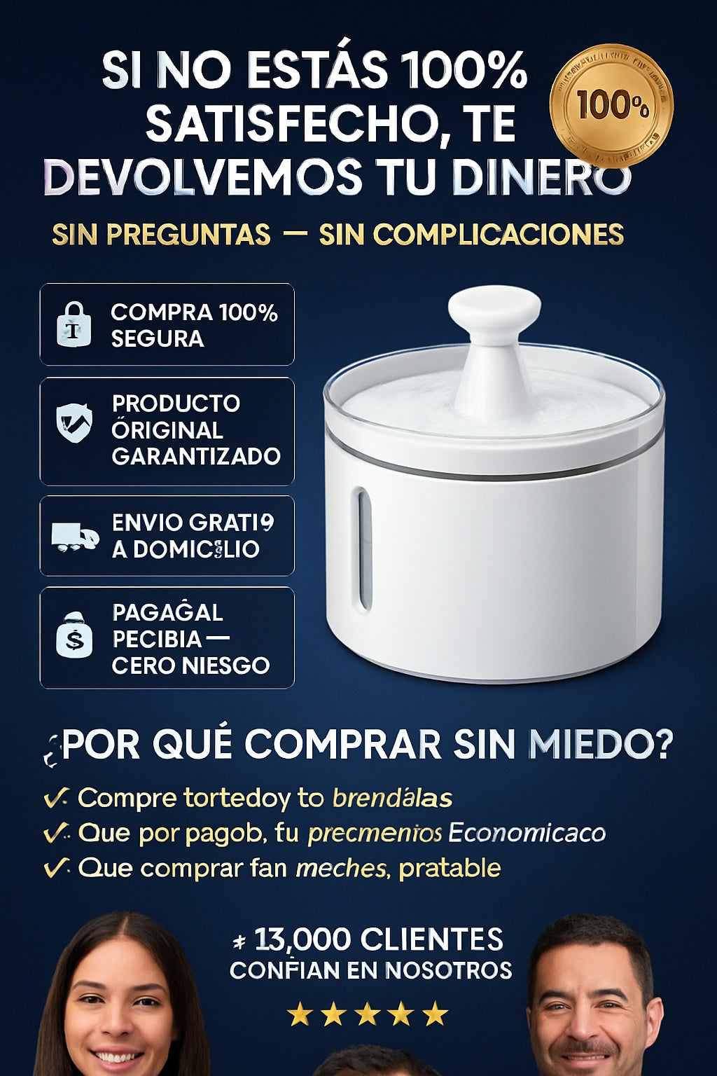 Dispensador automático agua para mascota - imagen 9