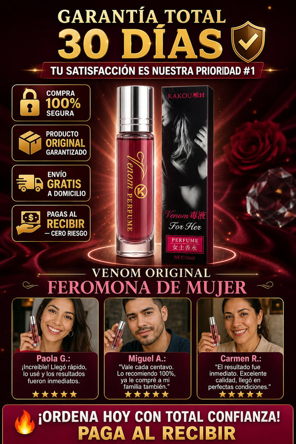 Venom Original Feromona De Mujer - imagen 9