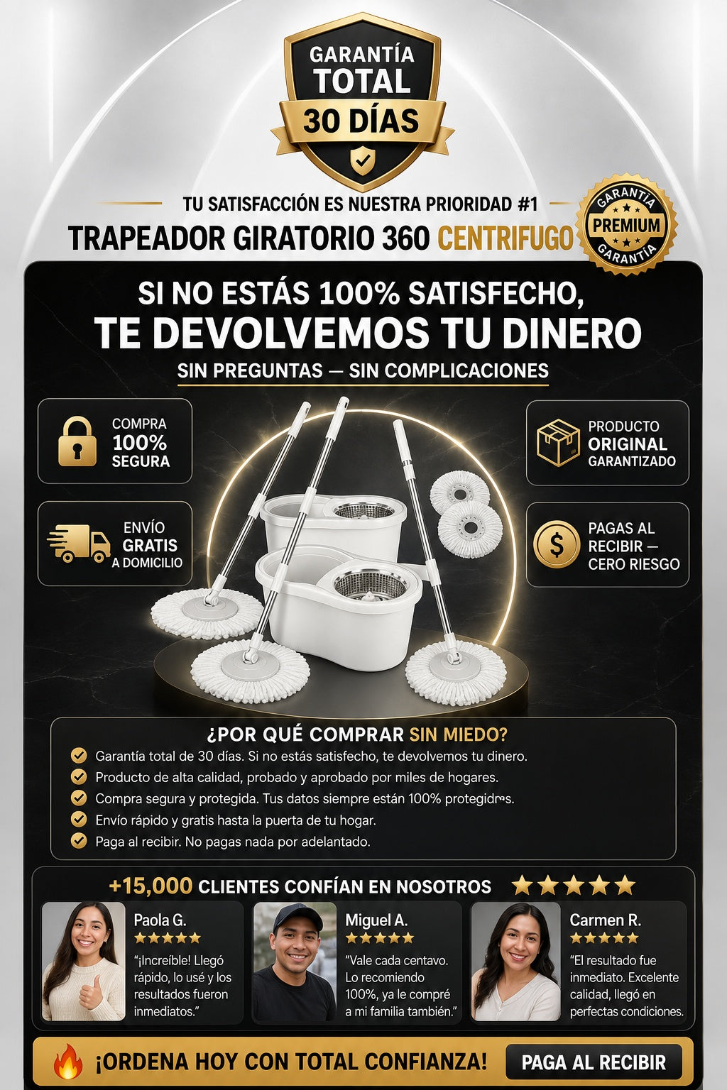 Trapeador Giratorio 360 Centrifugo - imagen 9