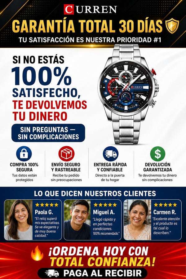 Reloj Curren 8415 Platea Crono Acero In - imagen 9