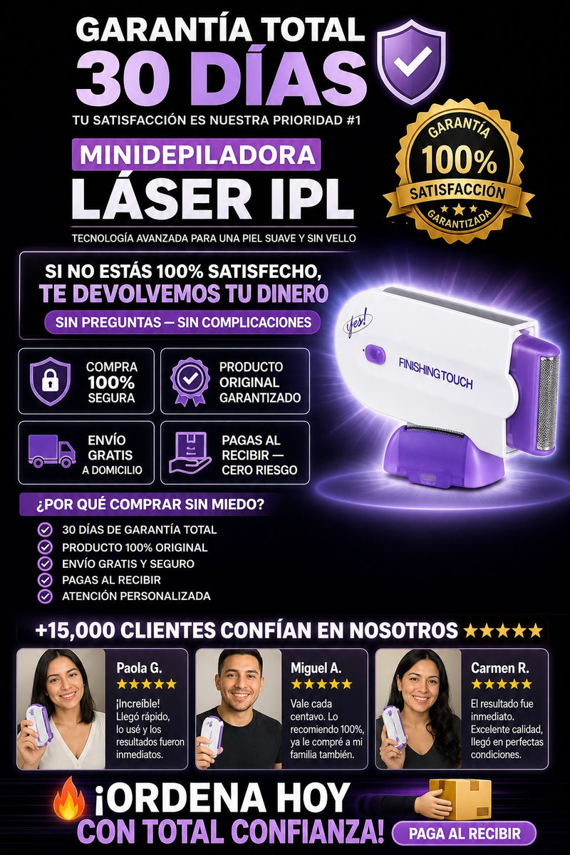 Depiladora láser IPL portátil recargable uso hogar permanente - imagen 9