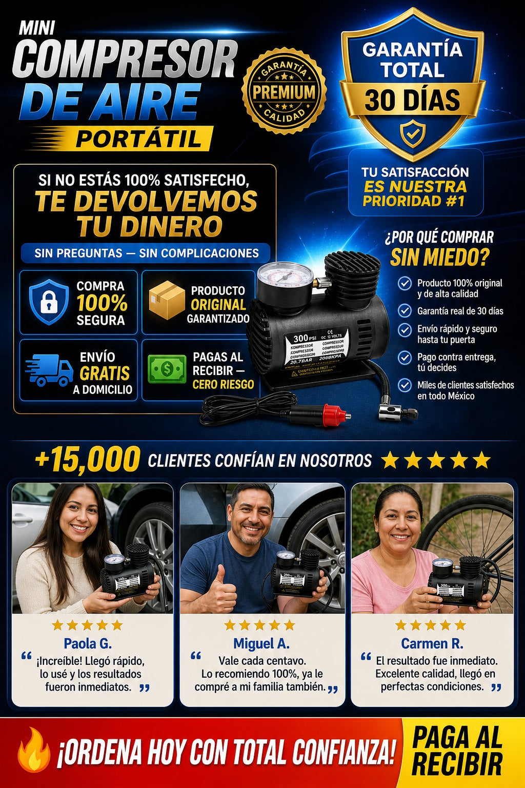 Mini Compresor De Aire Portatil - imagen 9