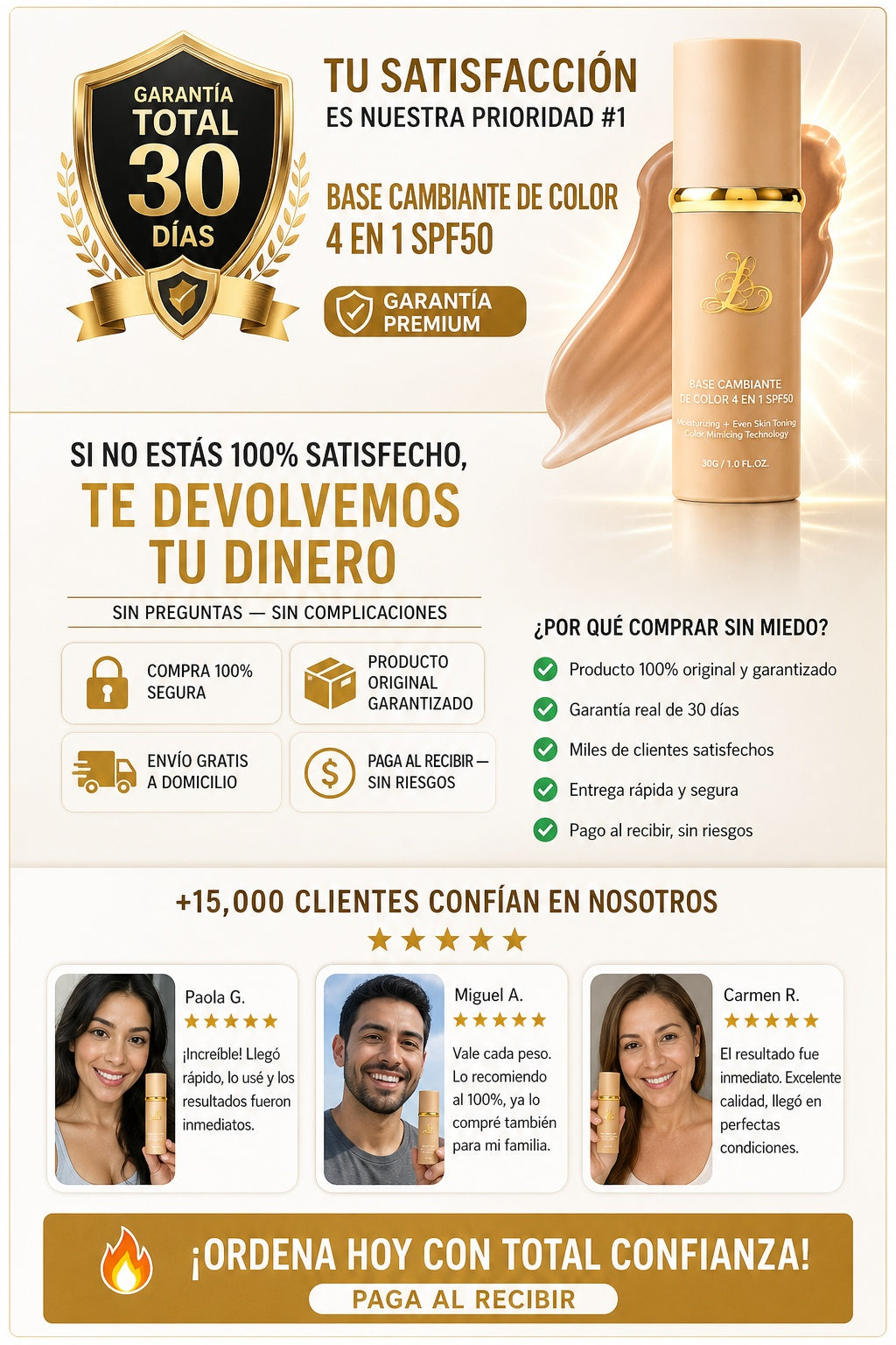 Base Cambiante De Color 4 En 1 Spf50 - imagen 9