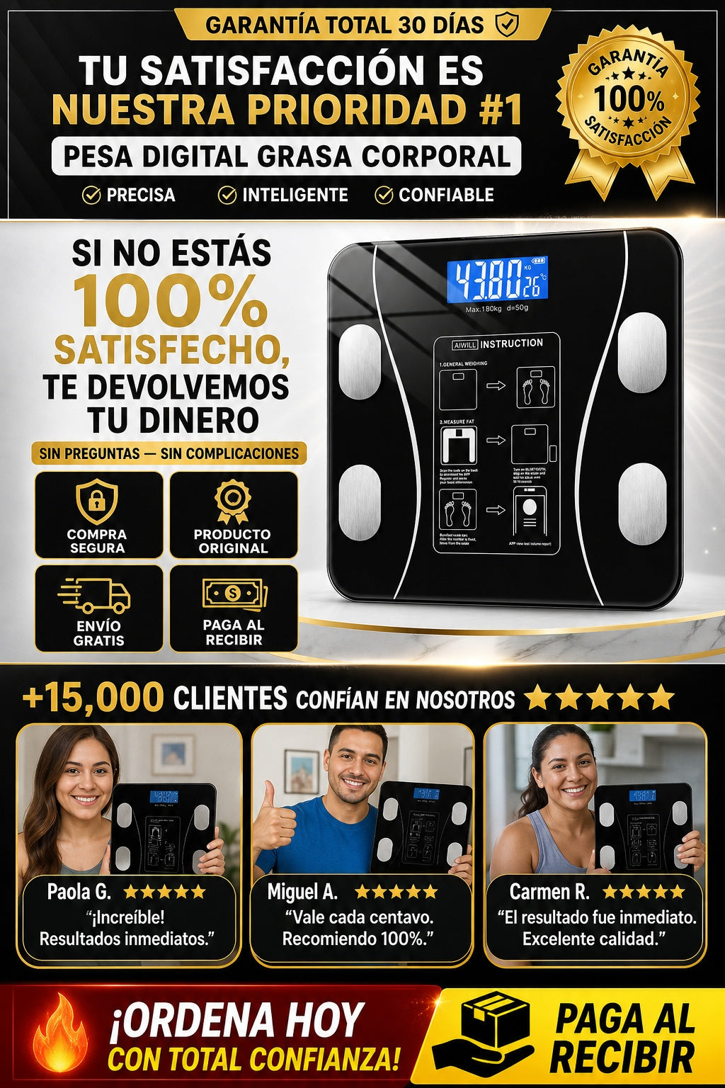 Pesa Digital Grasa Corporal - imagen 9