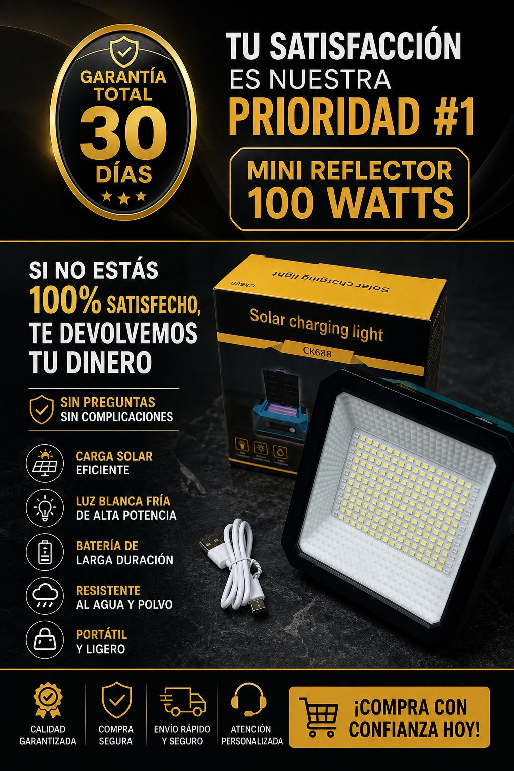Mini Reflector 100 Watts - imagen 9
