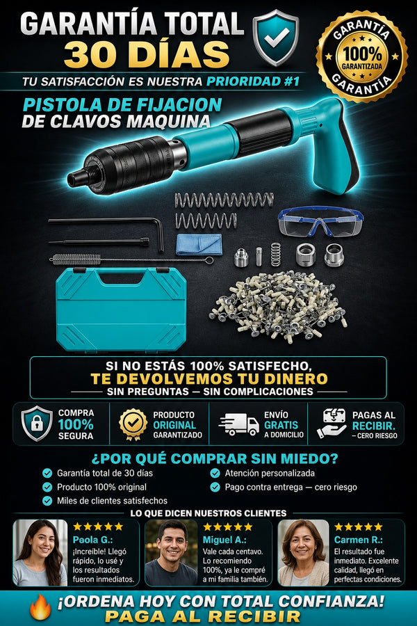Pistola De Fijacion De Clavos Maquina - imagen 9