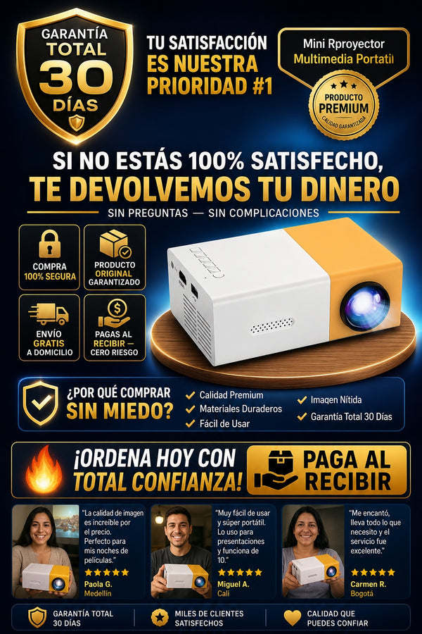 Mini Rproyector Multimedia Portatil - imagen 9
