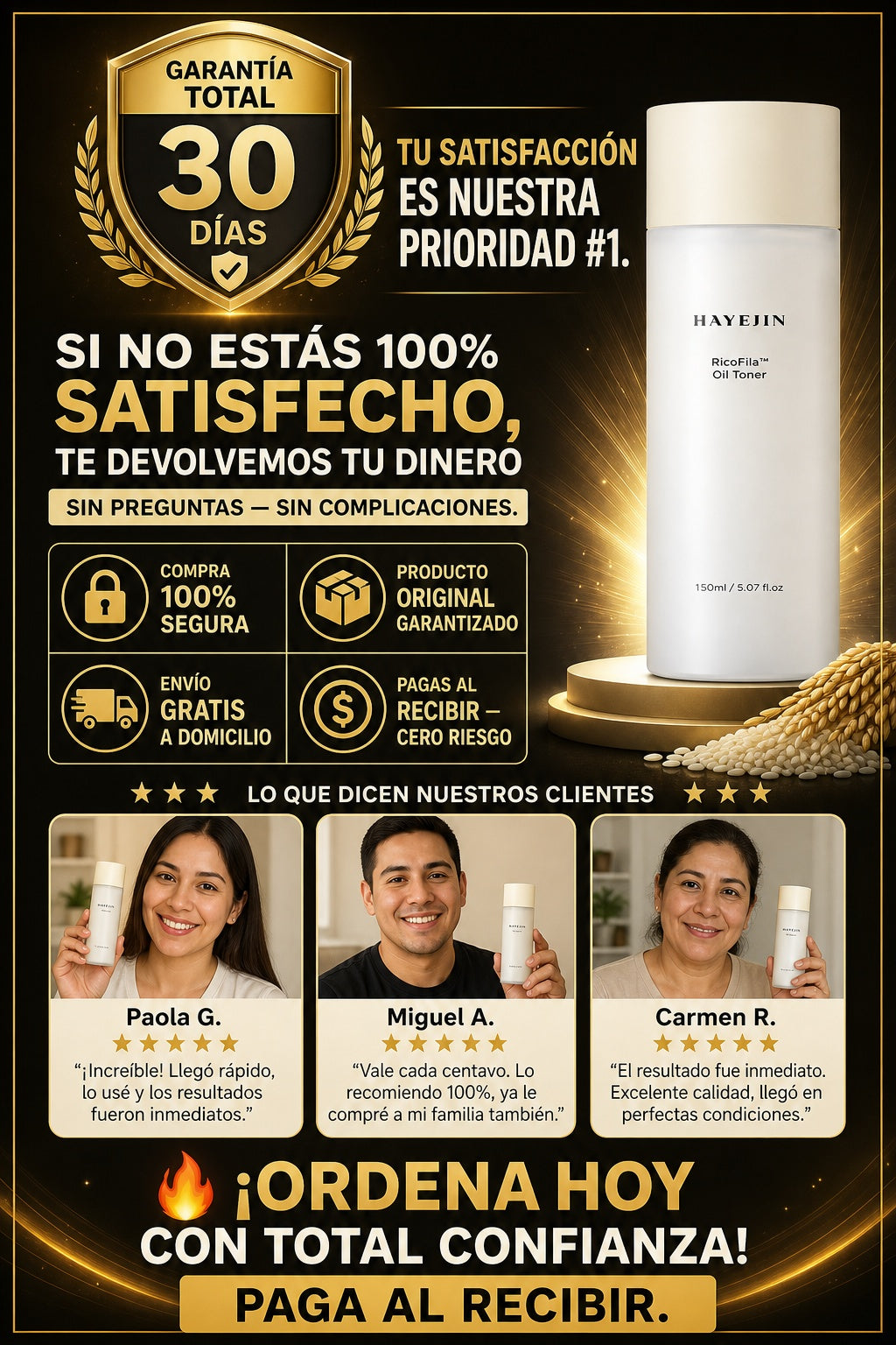 Tonico Facial Hayejin Aceite Arroz - imagen 9