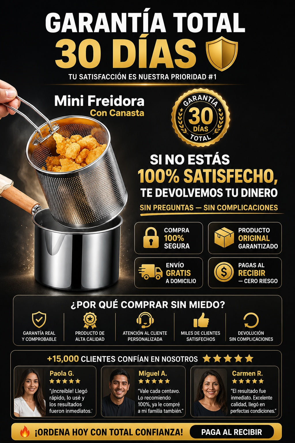 Mini Freidora Con Canasta - imagen 9