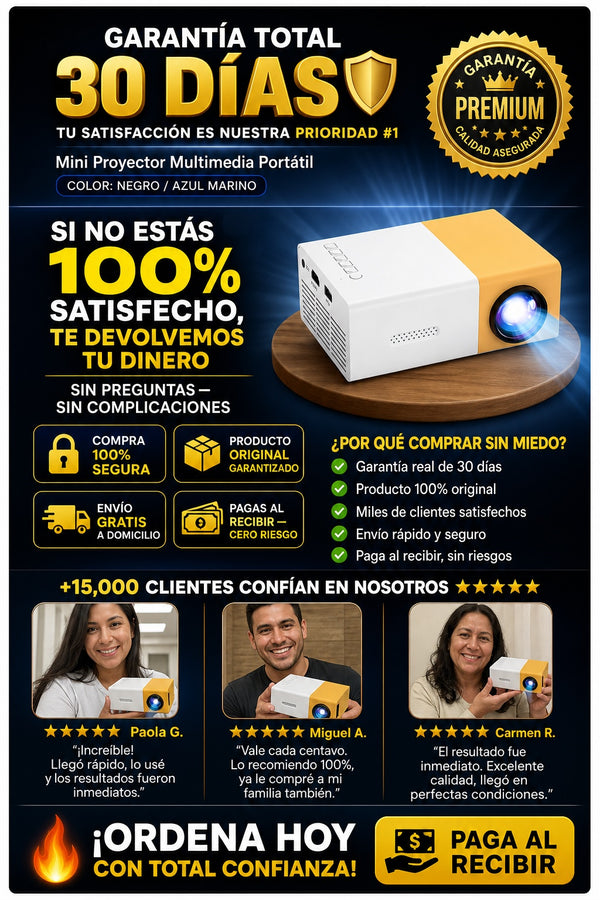 Mini Rproyector Multimedia Portatil - imagen 9