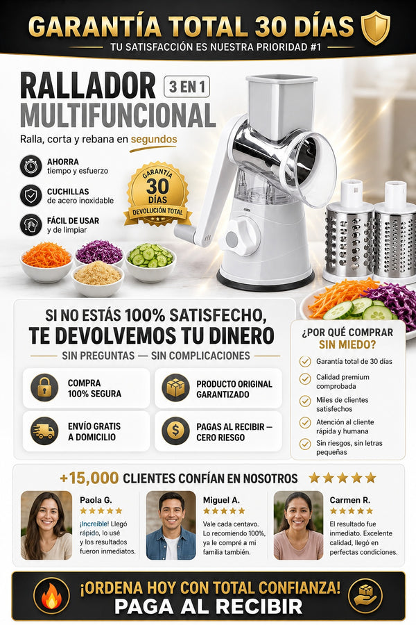 Rallador Multifuncional 3 En 1 - imagen 9