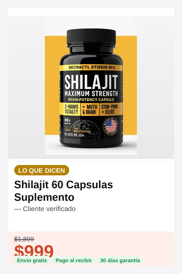 Shilajit 60 Capsulas Suplemento — oferta-cta