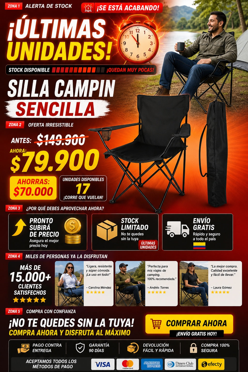 Silla Campin Sencilla - imagen 10