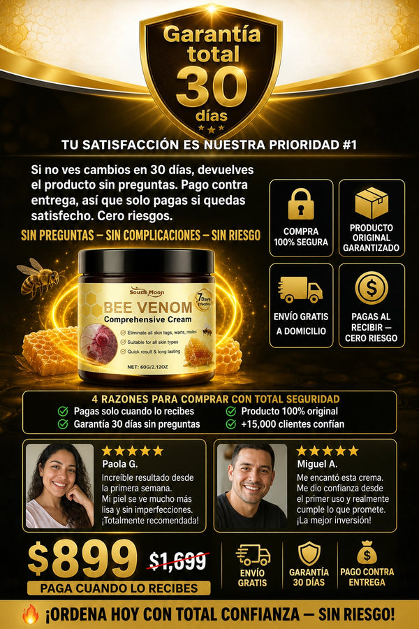 Crema Reparadora Veneno De Abeja - sección 10