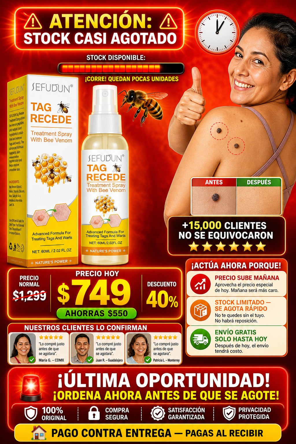 Spray De Abeja Quita Verrugas - imagen 10