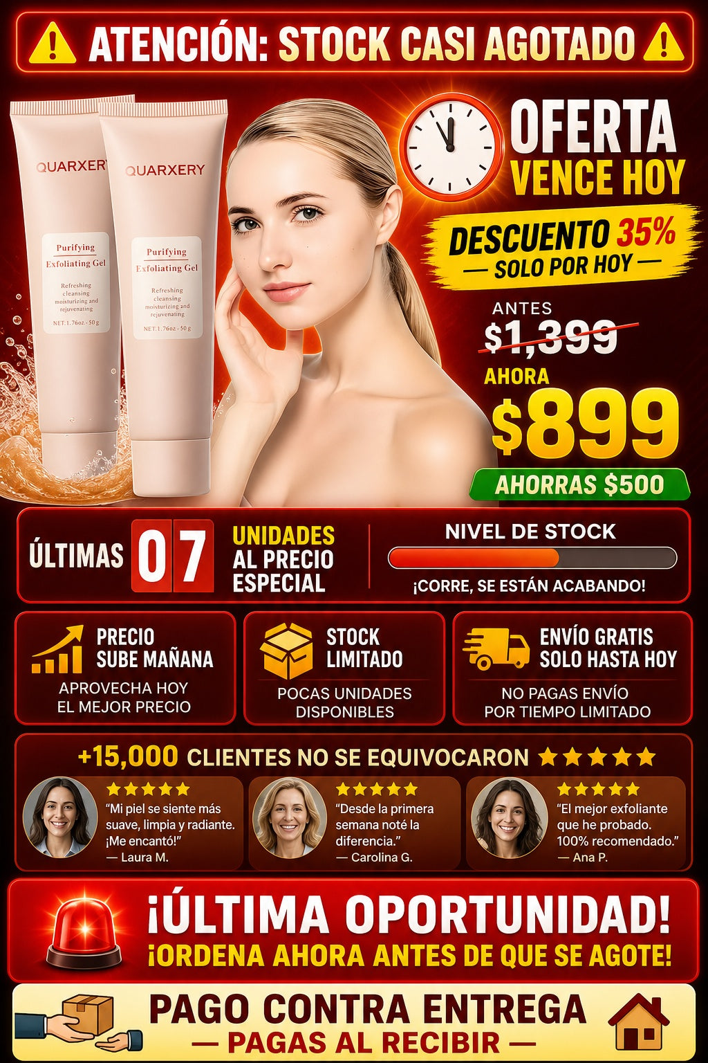 Gel Exfoliante Quarxery Purificante - imagen 10