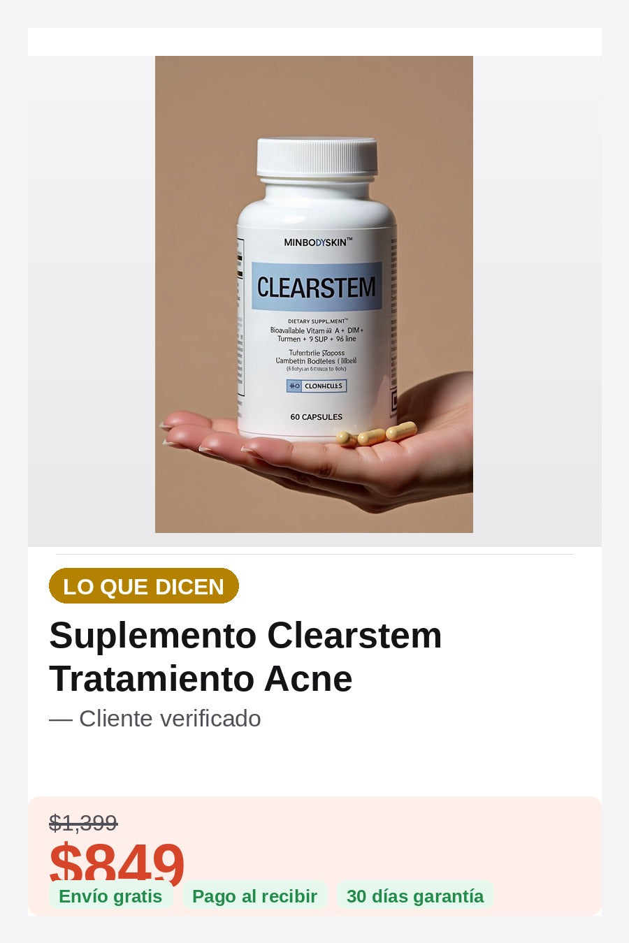Suplemento Clearstem Tratamiento Acne — oferta-cta
