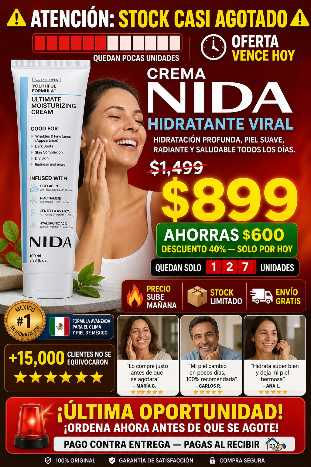 Crema Nida Hidratante Viral - imagen 10