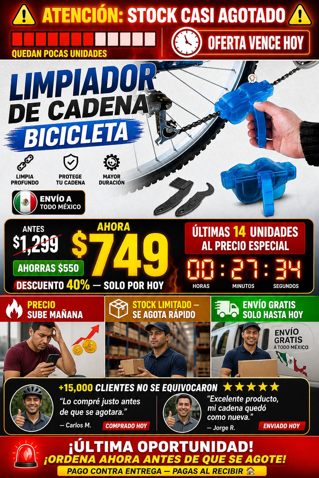 Limpiador De Cadena Bicicleta - imagen 10