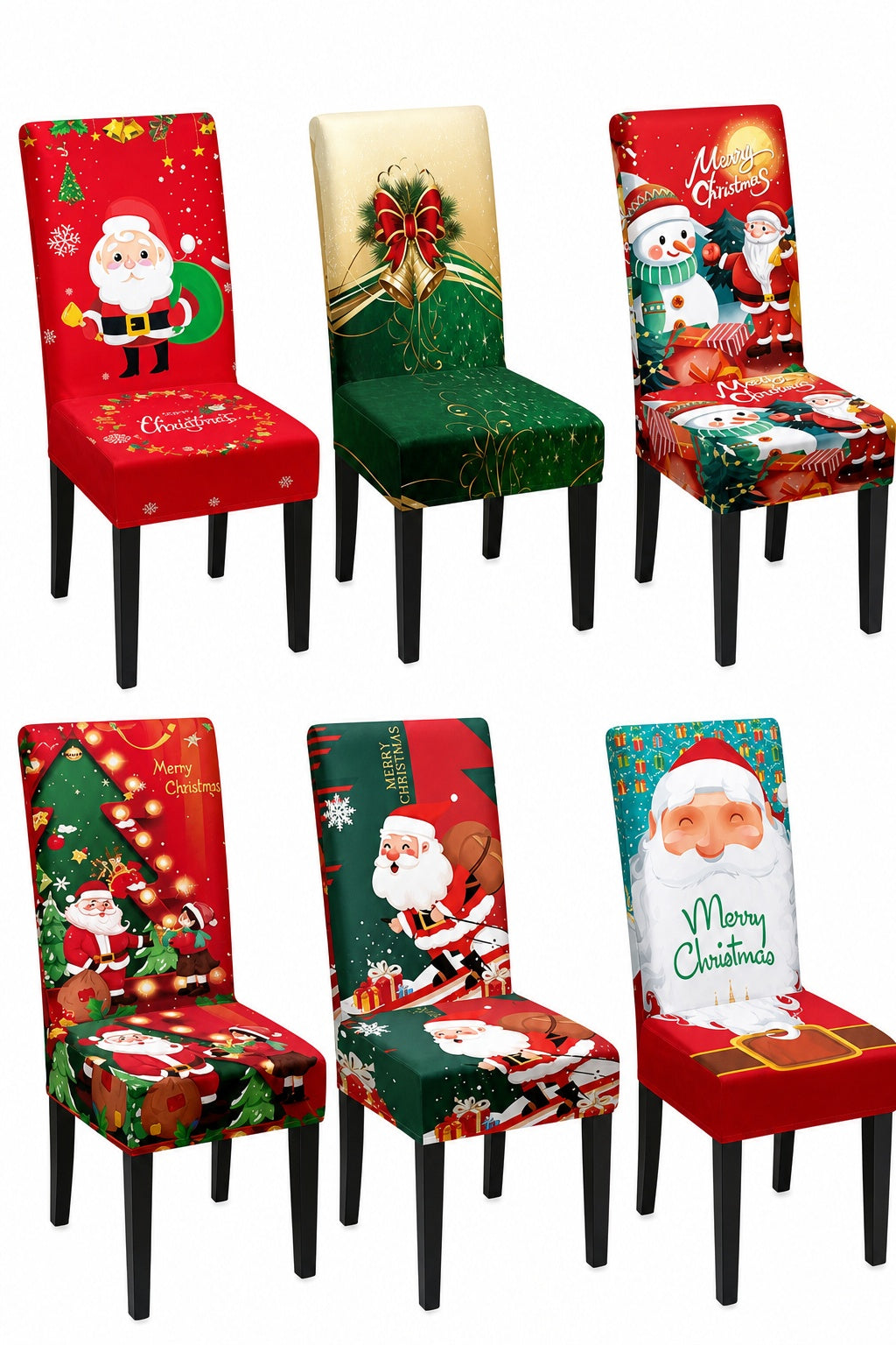 Funda Para Silla Navidad Decorativa - imagen 10