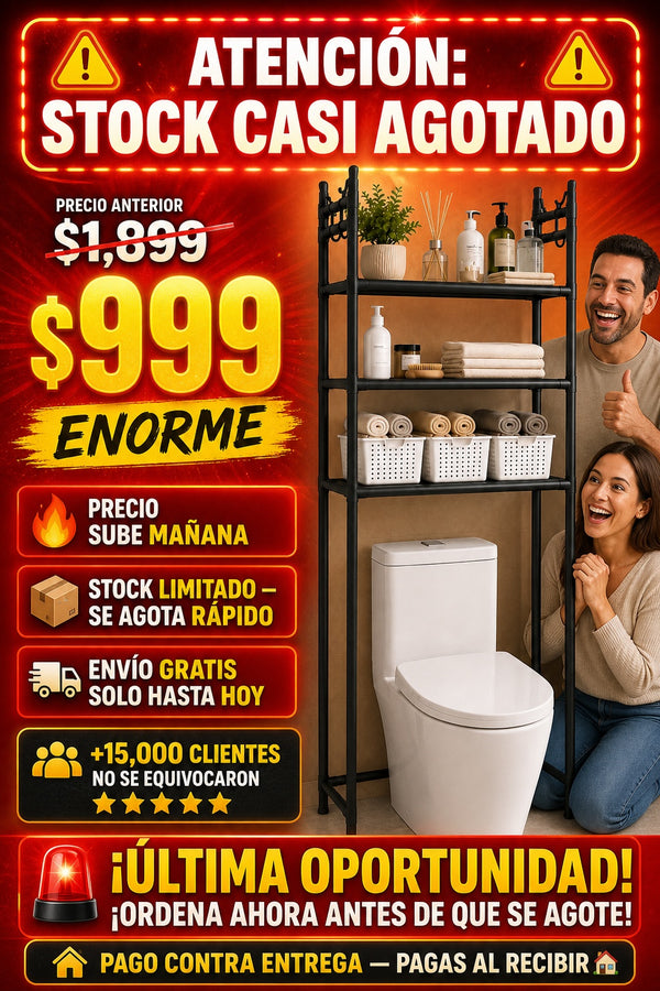 Estante Organizador Para Baño - imagen 10