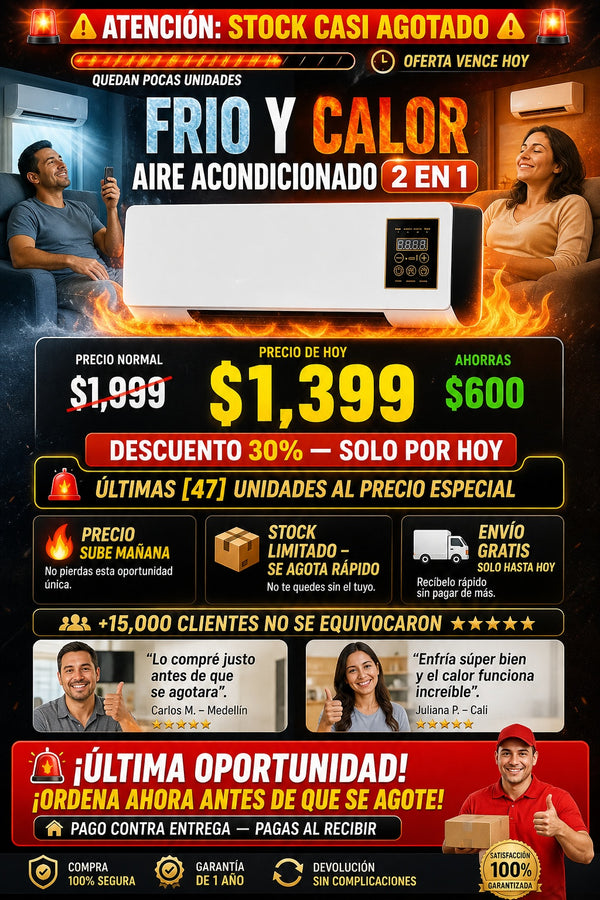 Frio Y Calor Aire Acondicionado 2 En 1 - imagen 10