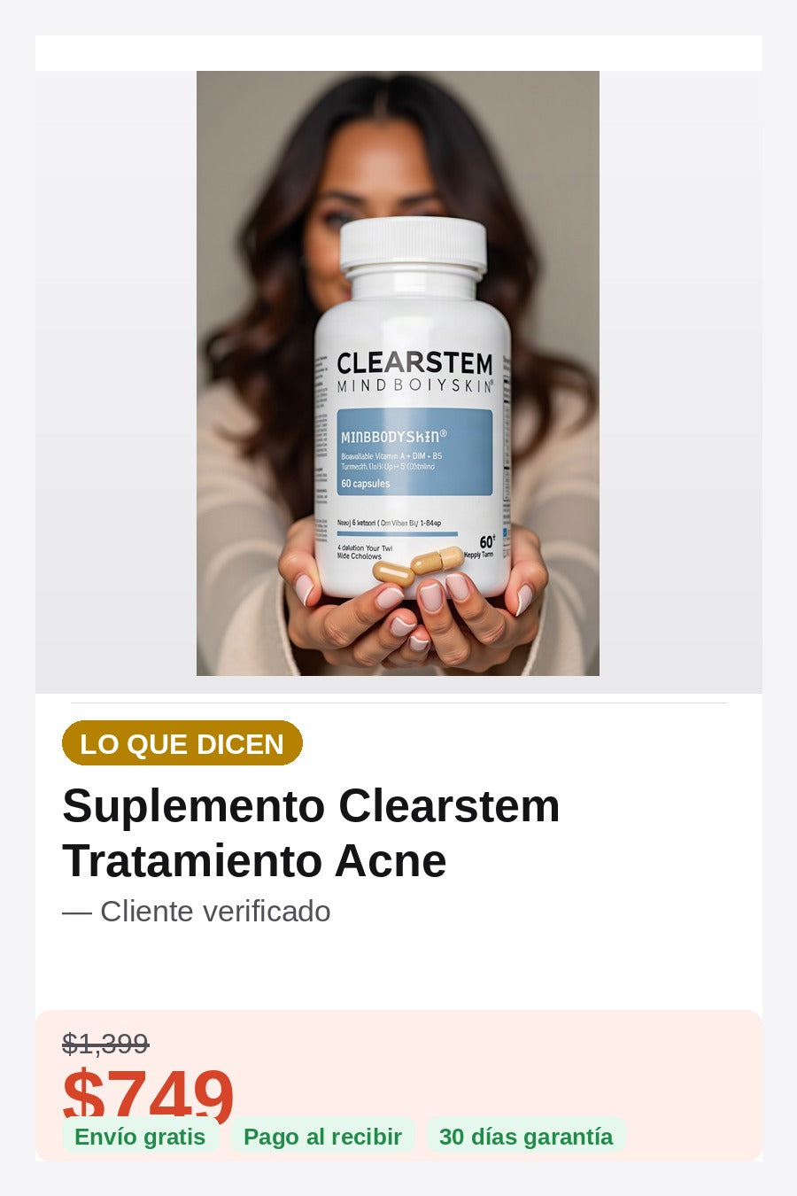 Suplemento Clearstem Tratamiento Acne — oferta-cta