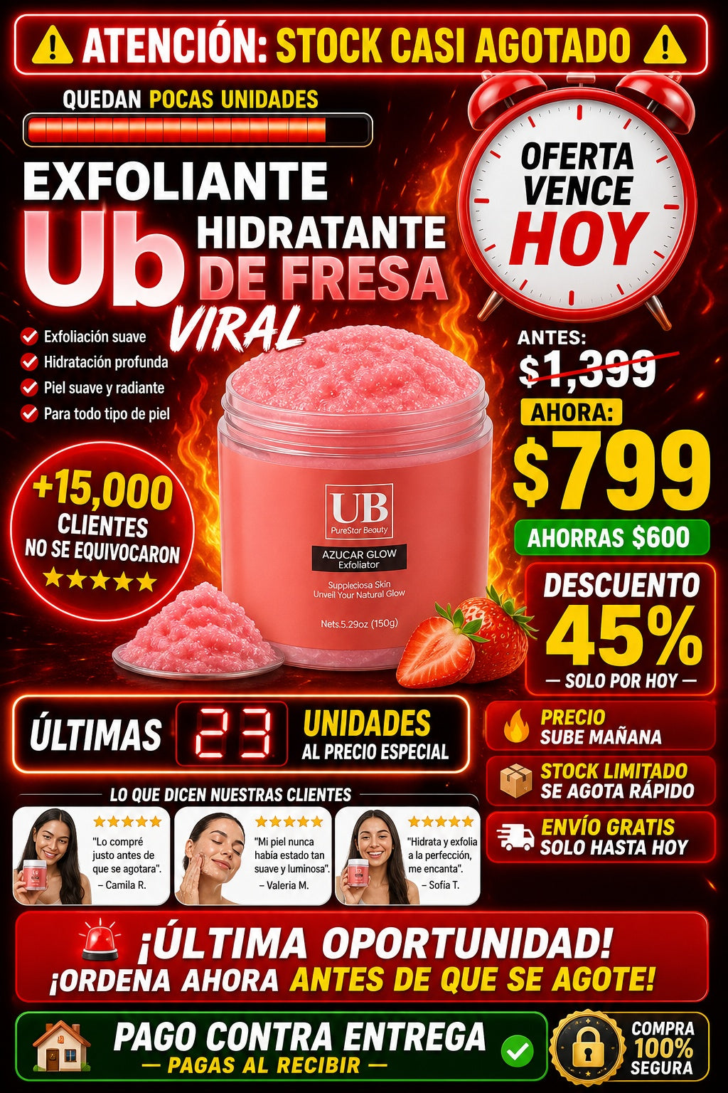 Exfoliante Ub Hidratante De Fresa Viral - imagen 10