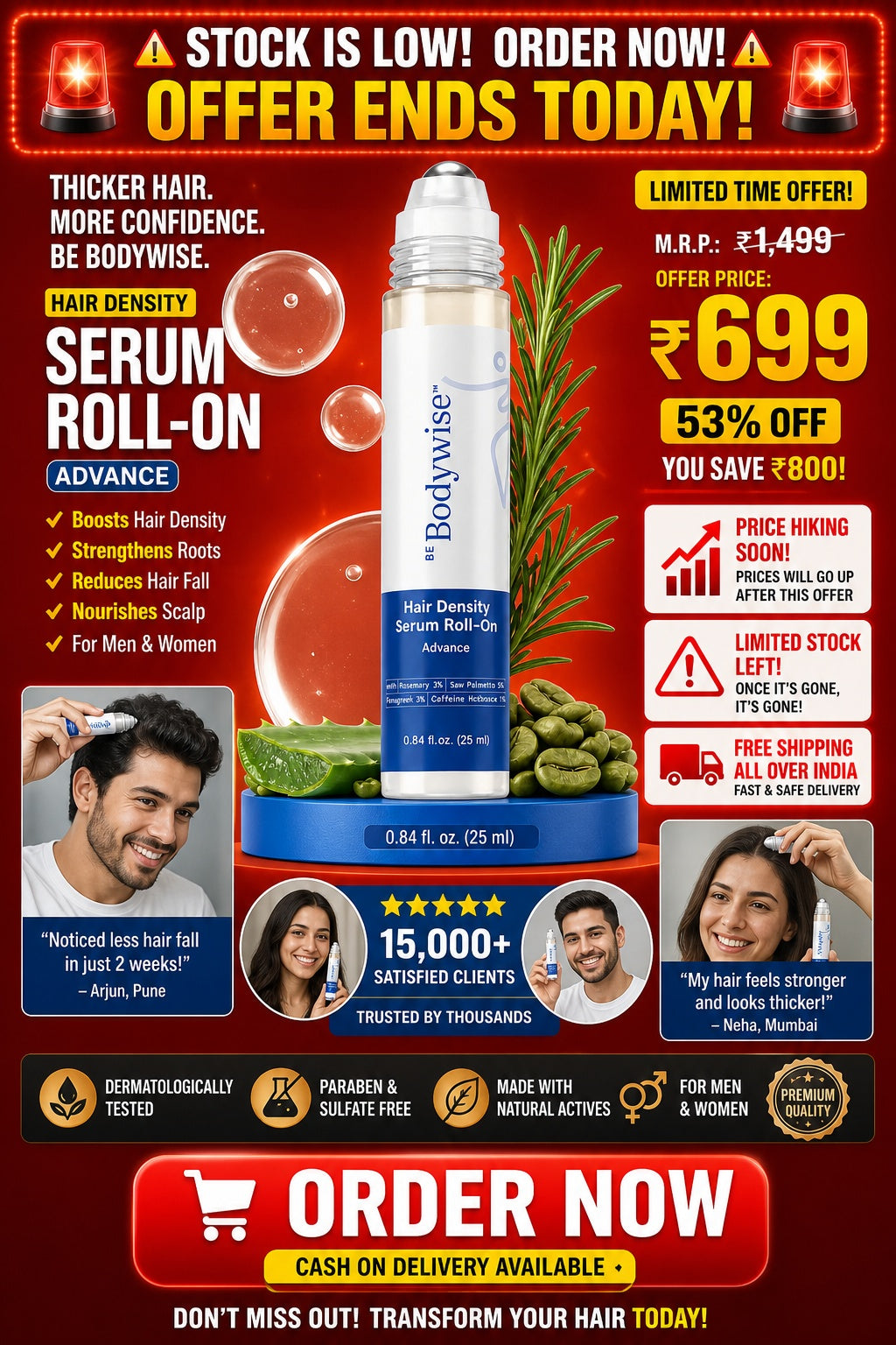 Suero Bodywise Crecimiento Cabello - imagen 10